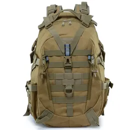 Bolsas ao ar livre 25l Capacidade Mochila Impervenção a água 900D Oxford Military Tactics Molle Army Bag Menpack Rucksack para caminhada Mochilas 230504