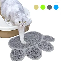 Cat Beds PVC Pet Dog Puppy Kitten Dish Bowl Food Water Placemat Non-Slip Mat Shape Indoor Decor Home Bathroom Entrance Doormat 45