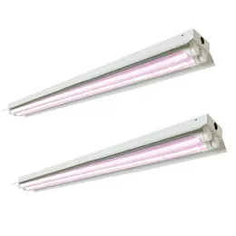 LEVAS LUZES DE CRESCIMENTO DE LED FULHO ESPECTURO T8 G13 TIPAS DE TRUMO DE TRUMAS LUZES DE BLUBAS DE GROVA 4 pés Luzes plantas para plantas internas estufa de estufa Pinkish White Linkable Design Uurastar