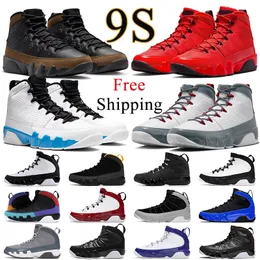 9 9s men women basketball shoes outdoor sneakers Chile Red Powder Blue Light Olive Fire Red Particle Grey mens sport trainers