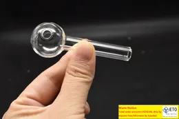 7cm Günstige Pfeife Pyrex Ölbrenner Glasrohr Wasser Öl Nagel Rauchende Hand Dicke Glaspfeife für Bong
