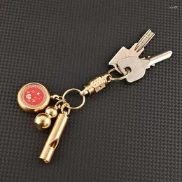 Nyckelringar Snabbfrisläppande Keychain Pull Apart Apaschable Double Spring Split Snap separat kedjelås Hållare Tillbehör Drop