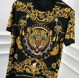 Men's T Shirts 20ss Brand Fashion Tiger Floral Gothic Punk Casual Print Cotton Tee For Men