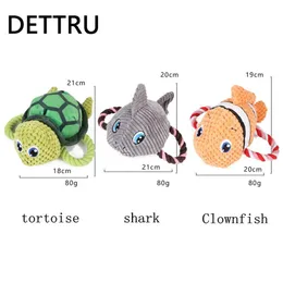 Игрушки DETTRU милый щенок пищащая игрушка собака жевательные игрушки игрушки акулы мягкие пищащие животные плюшевая черепаха тренировочная белка