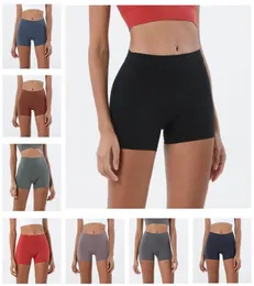Alinear Lu-1 Women's Yoga Shorts Fitness Ejercicio para correr Running Casual transpirable Slim Fit Slim Safety Pants