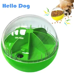 Spielzeug Leckendes Essen Sounding Ball Hund Interaktives Spielzeug Einstellbare Geschwindigkeit Zitronenball Stil Multifunktionspuzzle Lindern Langeweile Pet Supplie
