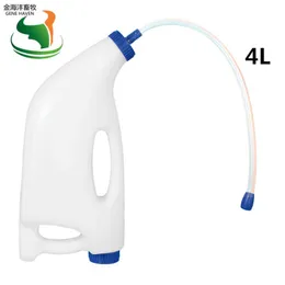 Dostarcza 4L pozioma plastikowa rurka żołądka doustne cielęcie leki Butelka Butelka mleka butelka mleka