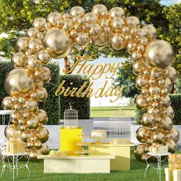 Andere Event Party Supplies 5 10 12 18 Zoll Gold Weiß Hochzeit Baby Shower Globos Geburtstag Geschlecht offenbaren Dekoration Mariage Arche Ballon Anniversaire 230504