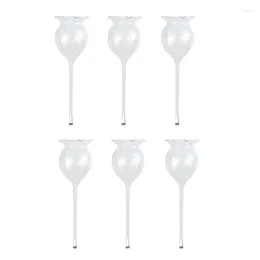Watering Equipments 6Pcs Plant Waterer Self Globe Hand Blown Clear Glass Water Bulb For Indoor&Outdoor