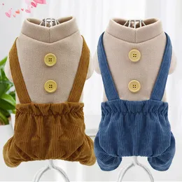 Dog Apparel Winter Dog Clothes Jumpsuit Puppy Apparel Small Dog Costume Outfit Coat Yorkie Pomeranian Poodle Bichon Frise Schnauzer Clothing 230504