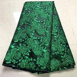 Fabric 2022Latest High Quality African Nigerian Tulle Lace Fabric Jacquard Swiss Organza Embroidery Guipure Party Prom Dress 5 Yard