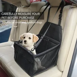 Taşıyıcılar Pets Güvenlik Seyahat Seyahat Eşyalı Katlanmış Su Geçirmez Köpek Köpek Araba Koltuk Kapağı Pedi Taşıma Ev Köpek Çantası Araç Seyahat Katlanır Hamak