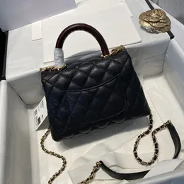 Designer Evening bag Genuine leather Handbag 19CM Delicate knockoff Chain bag With Box YC024