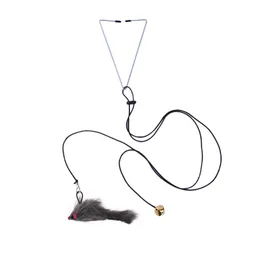 Uppgraderad hängande kattleksak Cat levererar självunderhållning Dörrkatter Stick utbytbar kattleksak