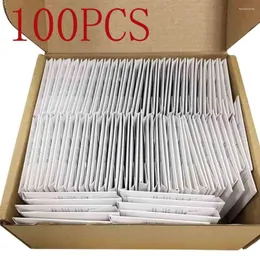 Torebki biżuterii 100pcs srebrne polskie tkaniny polerowanie do polerowania Poleganie Czyszczenie narzędzia do czyszczenia opakowania