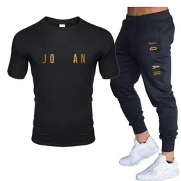 2023 Sommar Herr Designer träningsoveraller Fritidskläder Herr Mode Sport Kostym basket T-shirt byxor Lyxset Märke Fitness kläder kvinna Topp