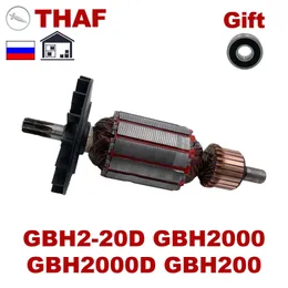 gereedschap AC220V240V Armature Rotor Anchor Replacement for BOSCH Rotary Hammer GBH220D GBH2000 GBH2000D GBH200