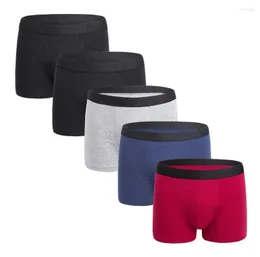 Underbyxor Mens Boxer Briefs Underwear Cotton Soft Hateble Boxers Pack