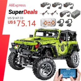 Soldat Technical Car App Remote Control J902 Moter Power Bricks SUV Build Blocks Buggy Gift Toys for Boys Set Moc Assembling Models 230503