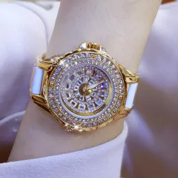 Armbandsur mode klocka för damer kvarts diamant kristall lyx kvinnor strass klockor kvinnliga relojes para mujer horloges vrouwen