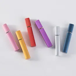 12ml boş doldurulabilir parfüm şişesi seyahat sprey şişe taşınabilir mini cam ve alüminyum parfüm atomizer parfum kap