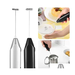 Egg Tools 50Pcs/Lot Handheld Whisk Electric Home Small Baking Cake Mixer Cream Matic Milk Coffee Mini Frother Drop Delivery Garden K Dhxya