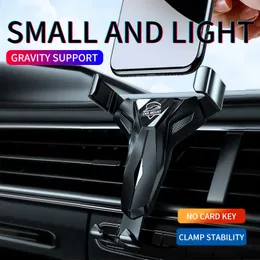 Mirror Car Mobile Phone Holder Bracket Car Dashboard GPS Gravity Induction Support Clip Air Outlet Vehicle Car Bracket Mount