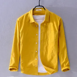 Męskie koszulki design marka Suehaiwe Long Rleeve koszulka Mężczyzna Mężczyzna mody żółtej koszule dla mężczyzn Casual Trend Camiseta Camisa Chemise 230504