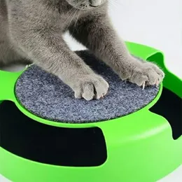 Giocattoli Giocattolo elettrico per gatti Tiragraffi Giocattolo per mouse senza ombre per gatti che giocano a giochi pazzi Divertimento interattivo Giradischi Giocattoli per cani