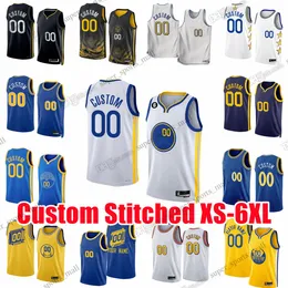 Curry Custom Stitched XS-6XL Basketball Jersey Patrick Baldwin Ryan Rollinsgary Payton II Anthony Lamb Andre Iguodala Ty Jerome Donte Divincenzo Lester Quinones
