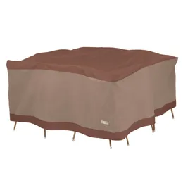 오리 덮개 최고의 방수 92 인치 정사각형 안뜰 테이블 의자 세트 커버