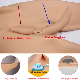 Costume Accessories Silicone Realistic Silicone Vagina Pants Upgrade Hip Lifter With Fake Underwear Shemale Crossdresser Transge