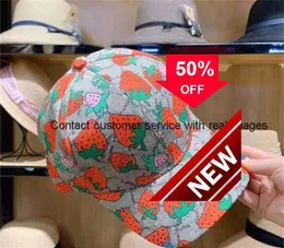 Kvalitet 88High Strawberry Baseball Caps Mans Cotton Cactus Classic Letter Ball Caps Summer Women Sun Hatts Outdoor Justerbar Snapback Cap Girl's Cute Visor228