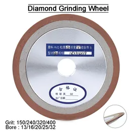 Slijpstenen 125mm Diamond Grinding Wheel 150/240/320/400Grit Cutting Disc Resin Bond Grinder For Tungsten Steel Milling Cutter Sharpener