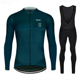 Jersey de ciclismo define Raudax 2023 Roupas de bicicleta de manga comprida roupas de montanha respiráveis ​​ROPA CICLISMO VERANO TRIATHLON 230505