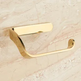 Держатели туалетной бумаги Золотая туалетная бумага держатель для ванной комнаты туалетная рулона держатель для ванной комнаты простой дизайн одна рука слеза 230504