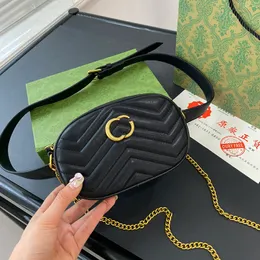 Designer Fanny Pack Marmont Saszetka biodrowa Mens Leather Bumbag Modna torba na ramię Damska torba na aparat Torby na talię Torby na klatkę piersiową Etui Torby Crossbody Torebki