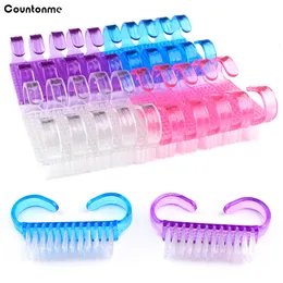 Nail Brushes 50Pcslot Plastic Brush Soft Cleaning Set Dust Remover UV Gel Powder Cleaner Art Manicure Tools 230505