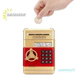 Açık Gadgets Elektronik Piggy Bank Güvenli 35 Para Kutuları Çocuklar İçin Dijital Para Para Kutu Nakit Tasarruf Mevduat Mini ATM Machine Kid Xma6774871