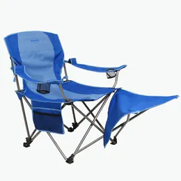 Camping Beach Patio Folding Chair W Löstagbart fotstöd Öppet låda