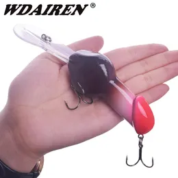 Iscas de iscas wdairen pain rattle big peixão de peixinho de choche para pike mar inverno de pesca falsa trolling crankbait artificial isca dura 230504