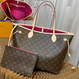 Fashion Designer bags handbag Totes wallet tote bag messenger old flower Brown lattice MM shoulder Women Bags High Capacity Composite Shopping bagss 115