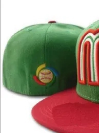 2023 Herren Baseball Full Closed Caps Sommer Marine Blue Letter Bone Männer Frauen Schwarze Farbe Alle 32 Teams Casual Sport Flat -Sattel -Hüte "m" mexicos mischen Farben A1