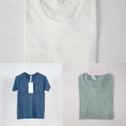 TシャツSwiftlys Tech 1.0 2.0ヨガレディースTシャツスポーツウェアレディース短袖Tシャツ湿気を振る高弾性ポロスLULUS000