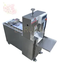 New Commercial Electric Lamb Beef Slicer Freezing Meat Cutting Machine CNC Single Cut Mutton Roll Machine For Sale