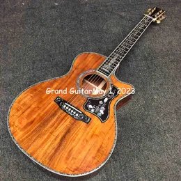 OM45 OM42 Cutaway Koa Wood Acoustic Guitar