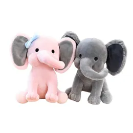 Plüschpuppen 25 cm Paar Baby Elefant Humphrey Puppen Schlafenszeit Originale Choo Express Gefülltes Plüschtier Beschwichtigen Spielzeug Kindergeburtstagsgeschenk 230504