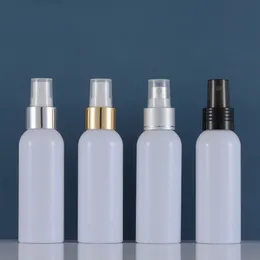 2023 Nuovo 100 ML Vuoto Bianco Lucido Plastica Profumo Cosmetico Nebbia Fine Bottiglia Spray 3 OZ 100 pz/lotto