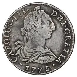 1775 Mexikos silverpläterade kopieringsmynt