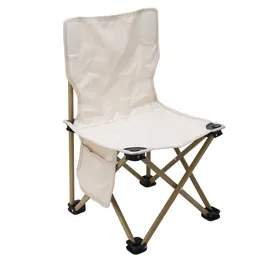 Fällbar campingstol rostbevis Förhindra glidning vattentät bärbar utomhusstol för fiske camping strand
